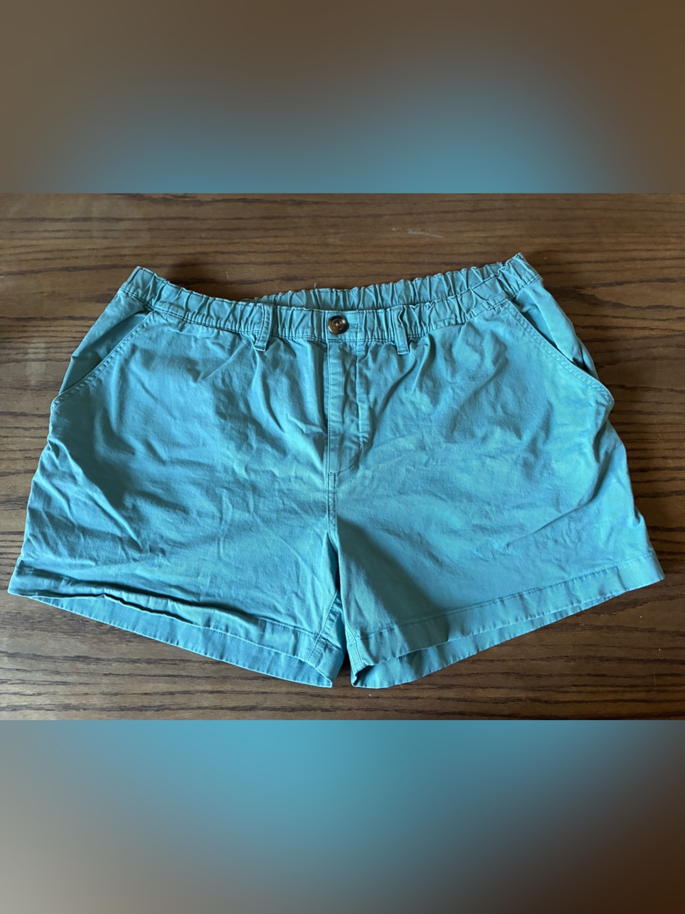 Chubbies Shorts XXL; 4 inch inseam; Blue/Green; Waist Size 40-42